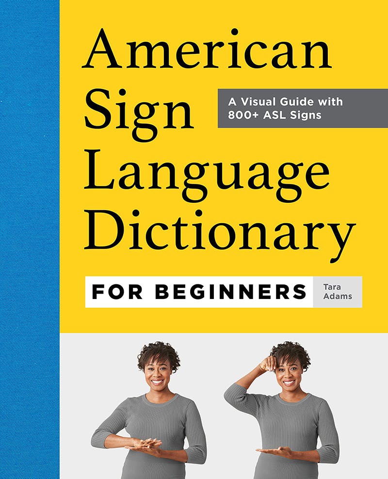 American Sign Language Dictionary for Beginners bookcover