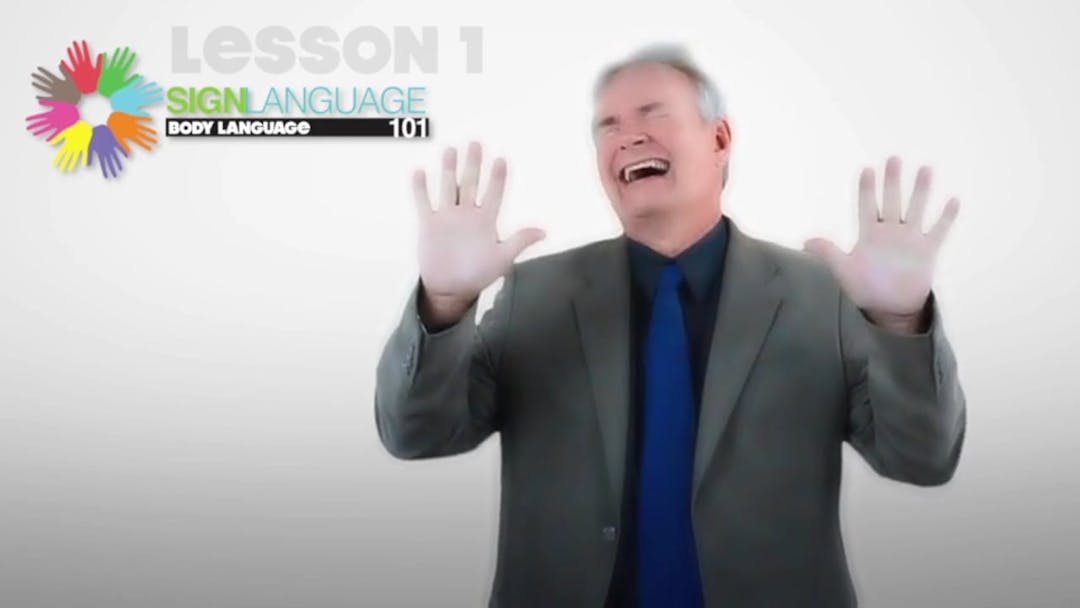 Free ASL class about body language