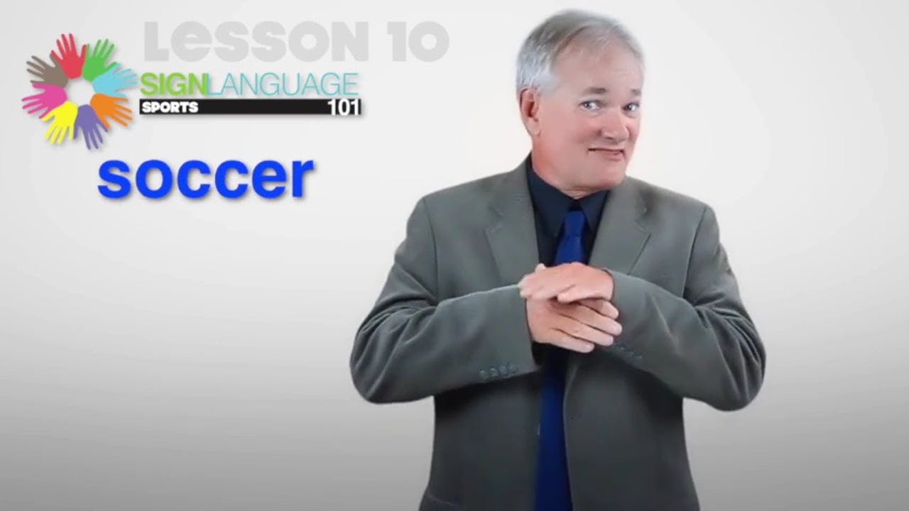 Learn about sports with our free sign language video lesson taught by a Deaf ASL expert.
