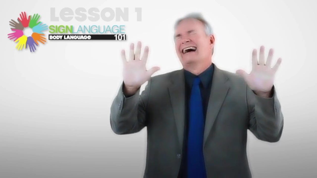 Learn about body language with our free sign language video lesson taught by a Deaf ASL expert.