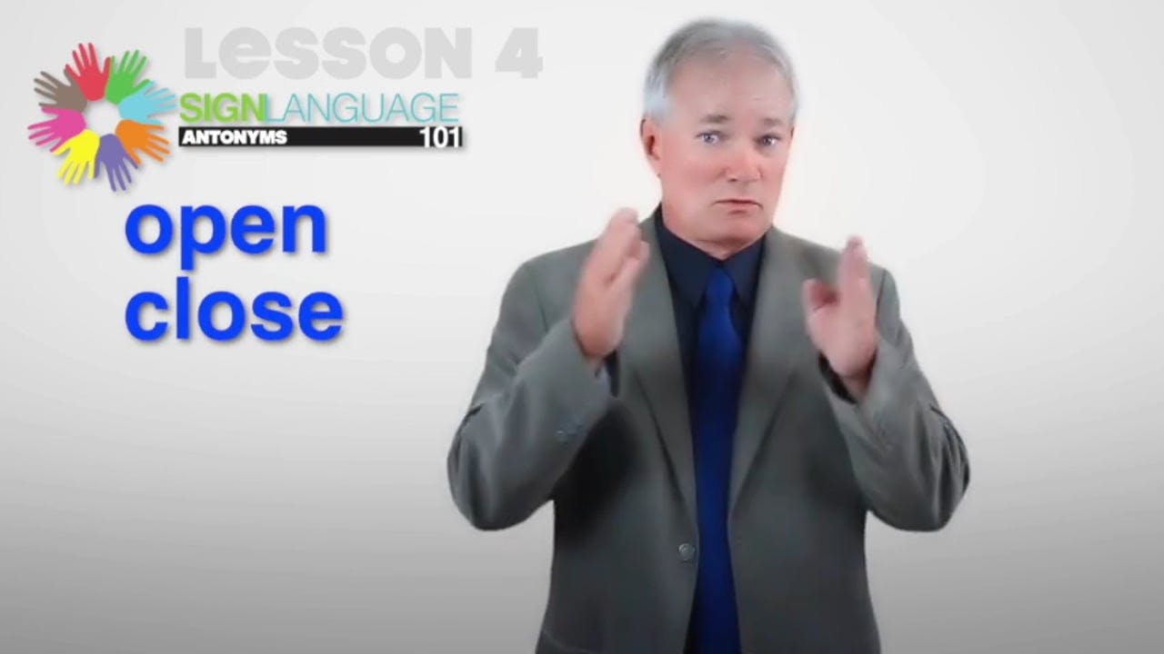 Learn about antonyms in ASL with our free sign language video lesson taught by a Deaf ASL expert.
