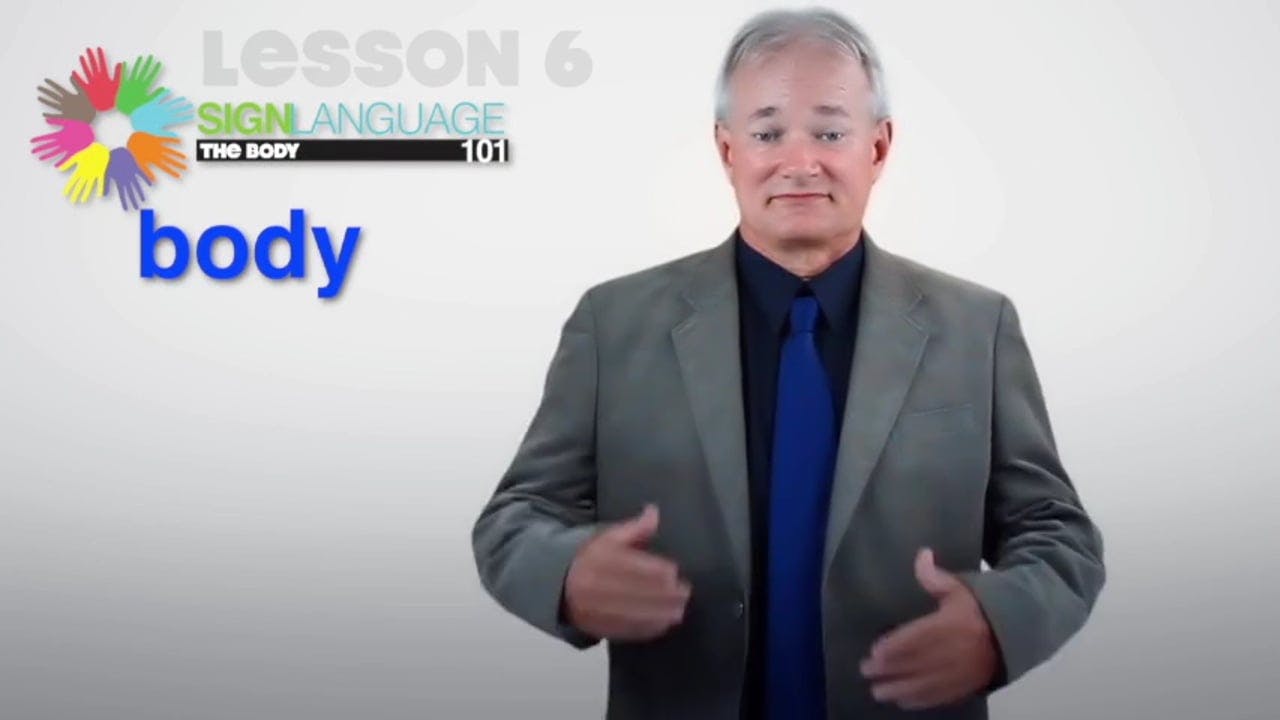 Learn about the body with our free sign language video lesson taught by a Deaf ASL expert.