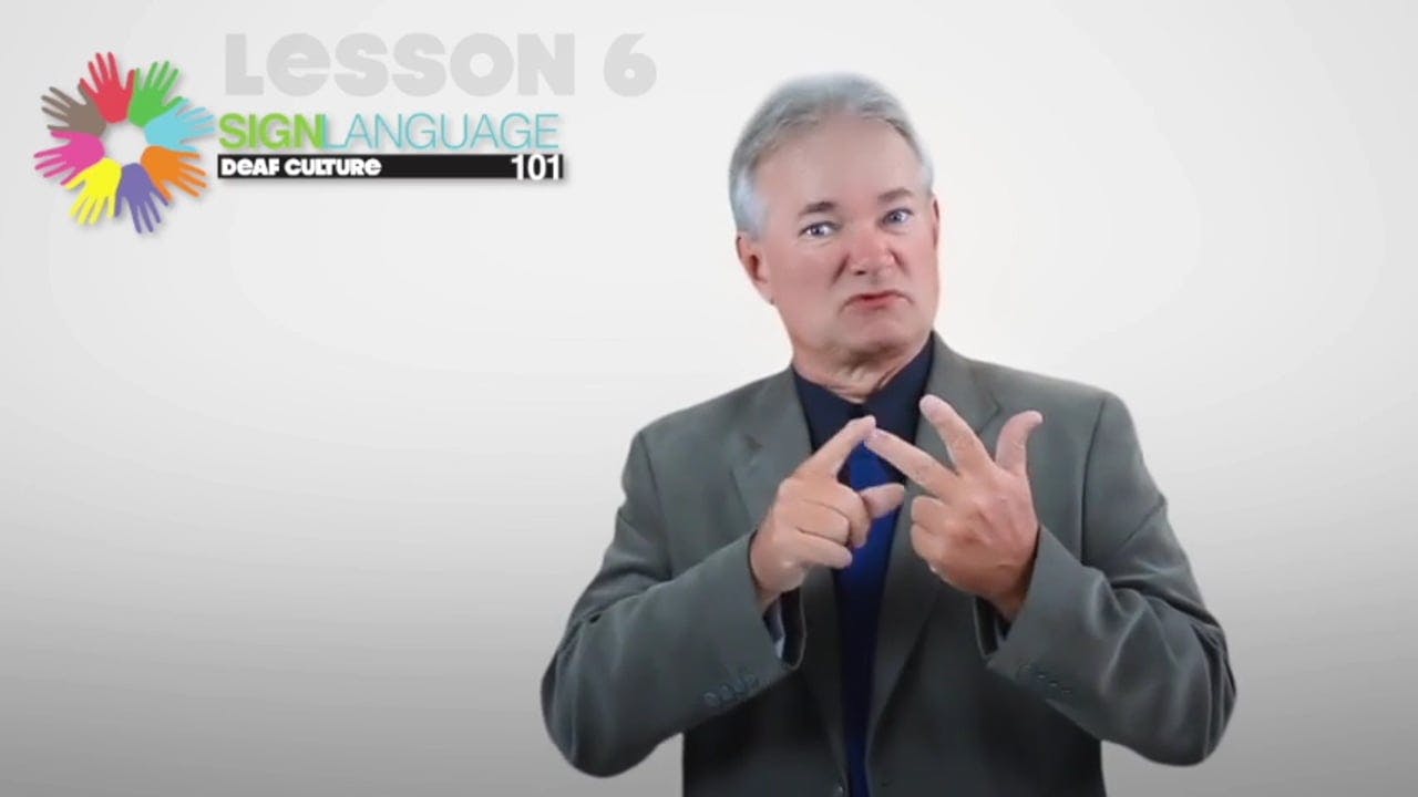 Learn about how people become deaf with our free sign language video lesson taught by a Deaf ASL expert.