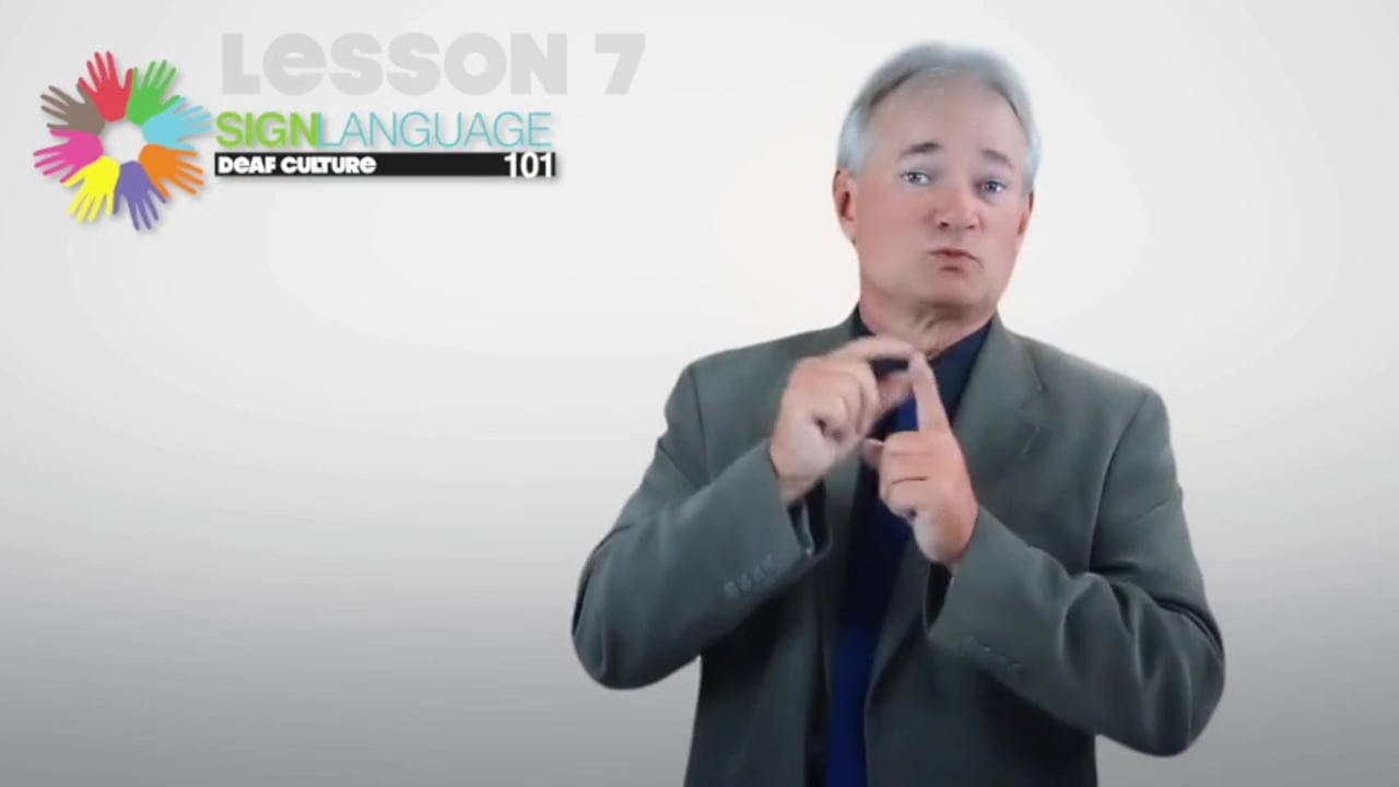 Learn about how to describe people who can’t hear with our free sign language video lesson taught by a Deaf ASL expert.